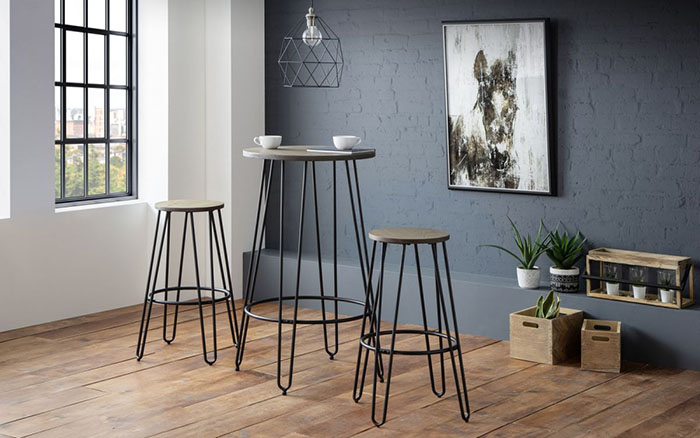 Dalston Round Bar Table - Click Image to Close